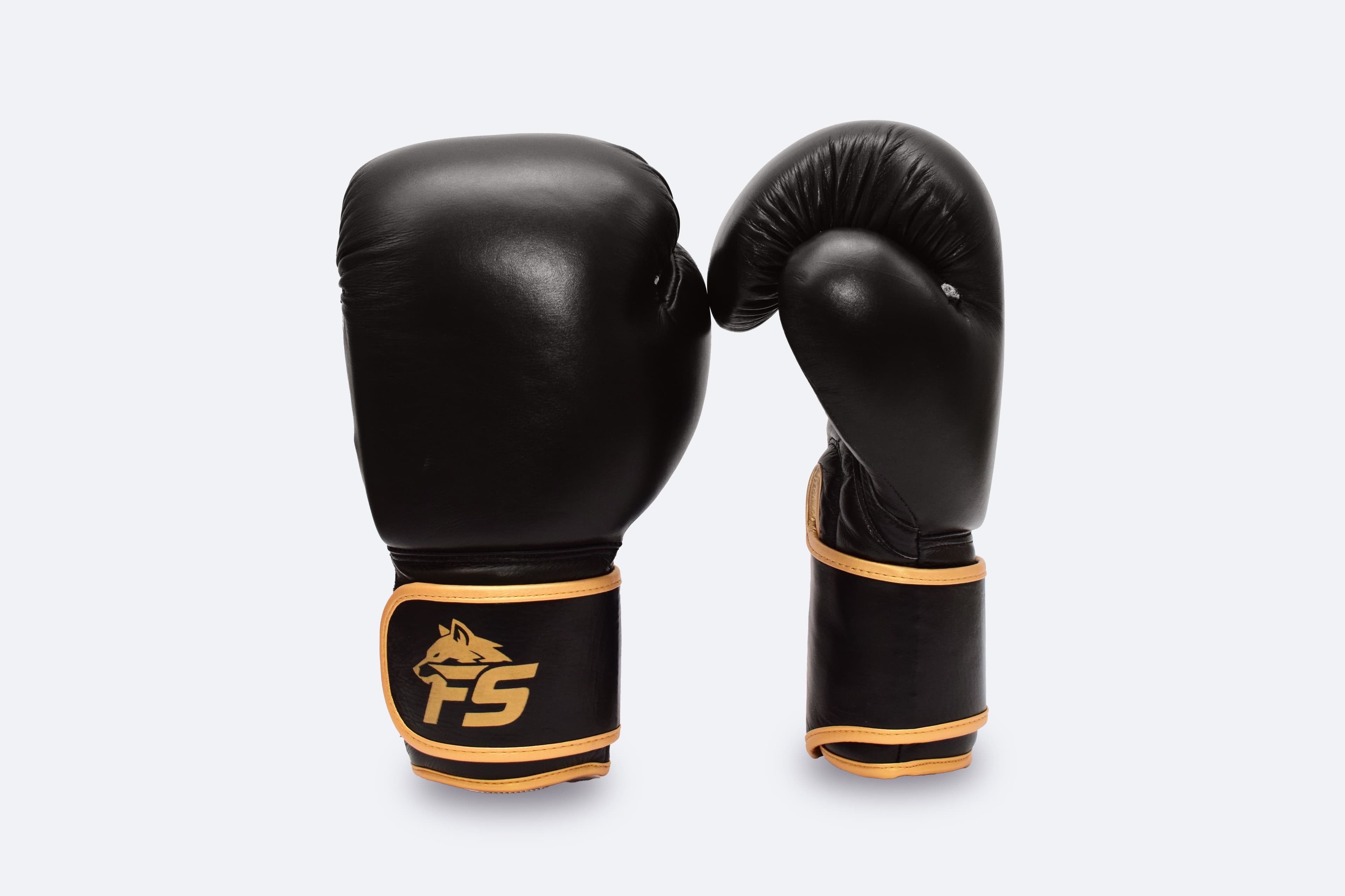 Black Boxing Gloves - Front View